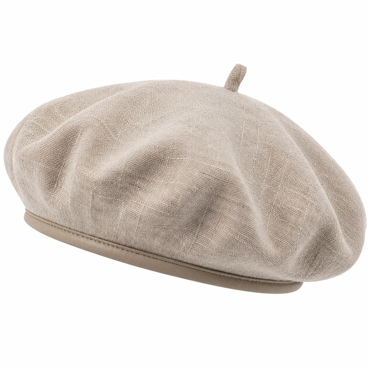 Berretto Basco Unisex Beige