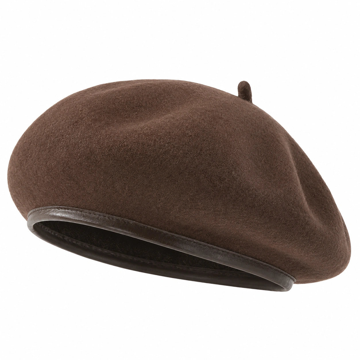 Berretto Basco Classico Marrone