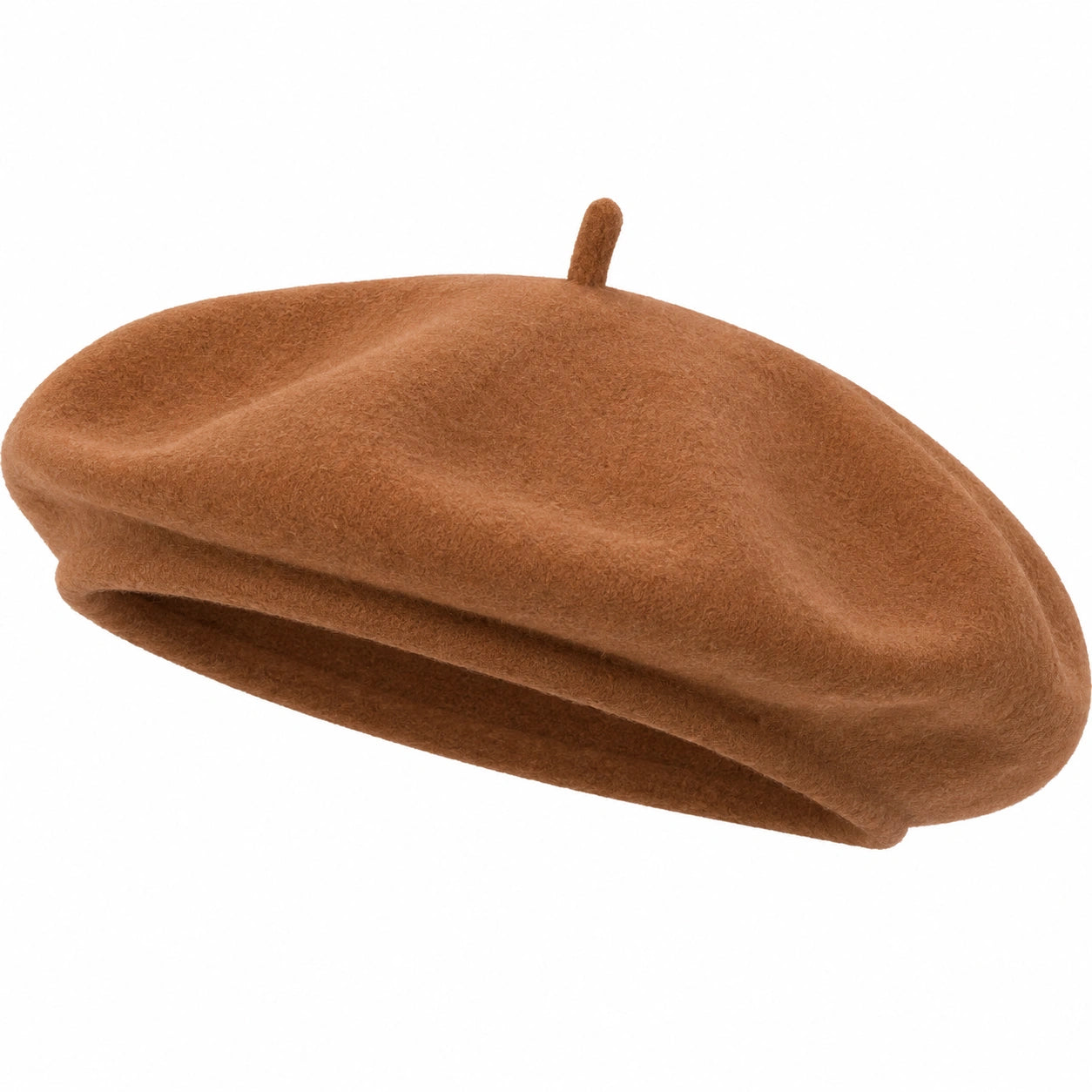 Berretto Basco Classico Marrone