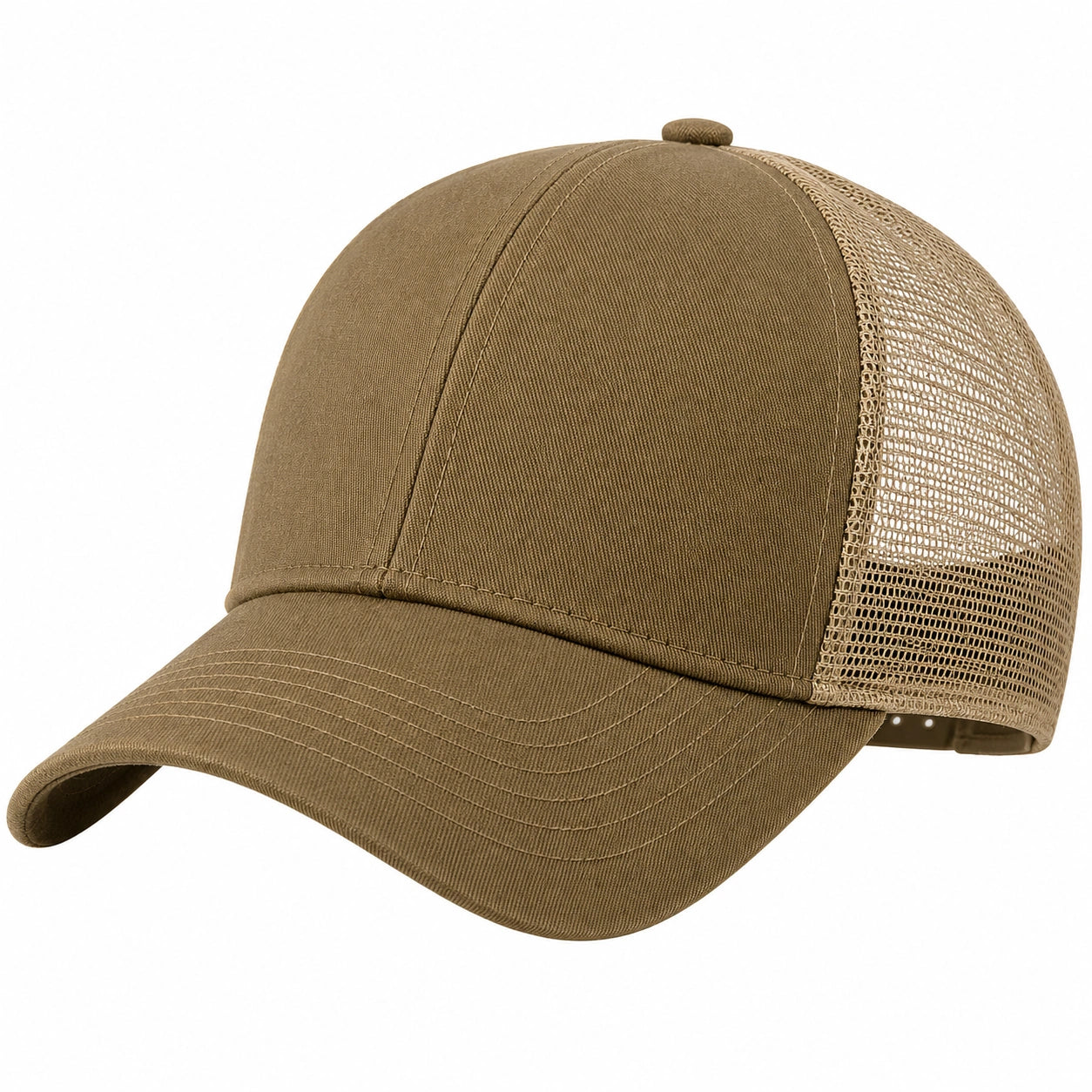 Cappello da Baseball Traspirante con Rete Unisex Regolabile Beige