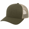 Cappello Trucker Verde Oliva e Beige