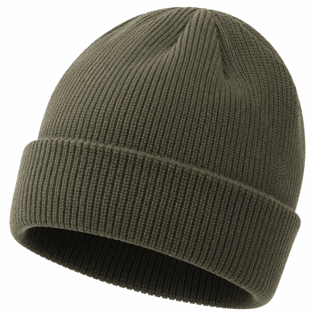 Berretto a Maglia Invernale Unisex Verde Oliva