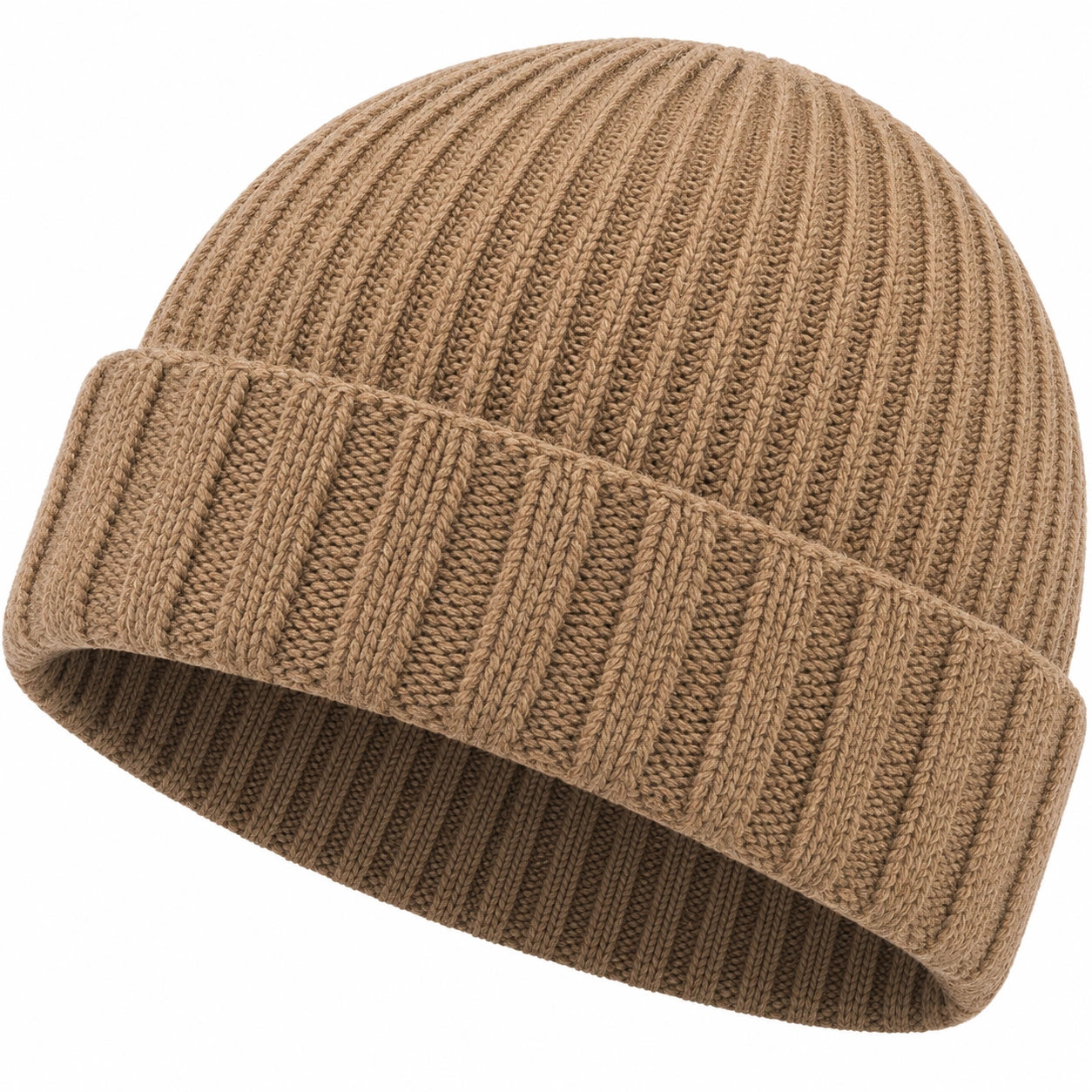 Cappello a Coste Beanie Beige Unisex