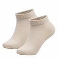 Calzini Corti Beige Unisex Confezione da 2 Paia